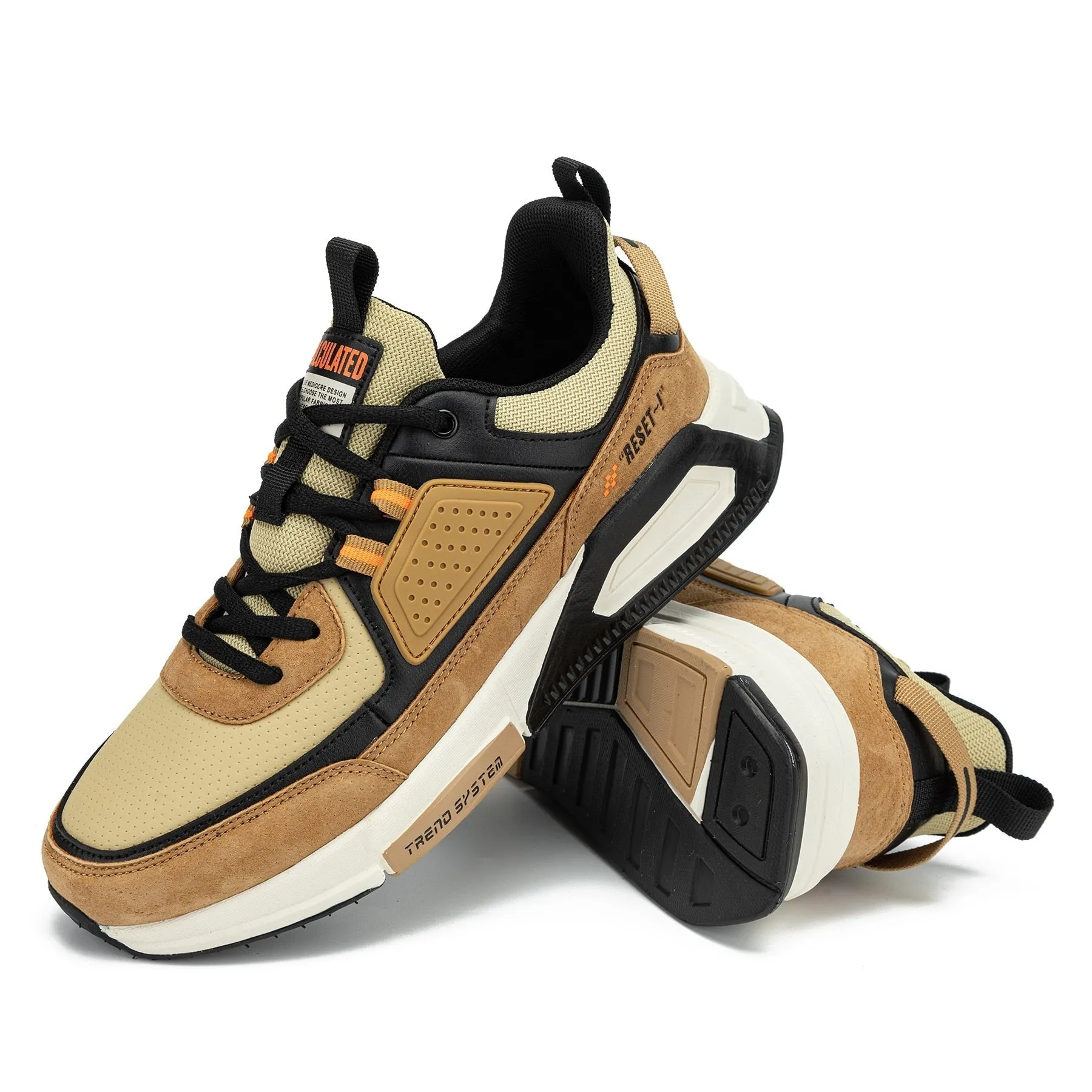 West Louis Fashion Walking Designer Leather Lightweight Sneakers