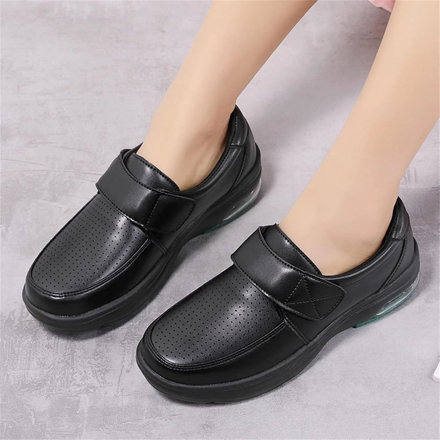 Womens Nursing Shoes Athletic Workout Orthopedic Sneakers Comfortable Breathale Non Slip Work Shoes Footwear Outdoor Running Sneakers Slip Resistant Loafer